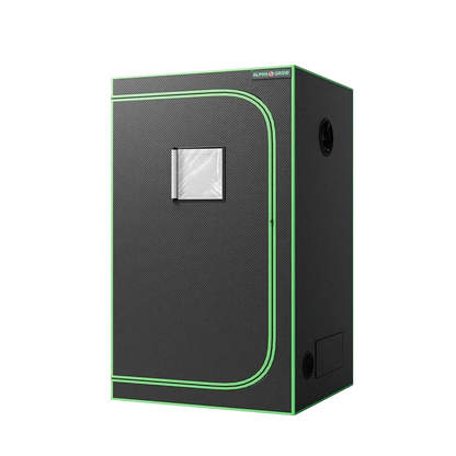 MIMEO indoor grow tent with LED light, inline fan, and carbon filter for stealth hydroponics setup