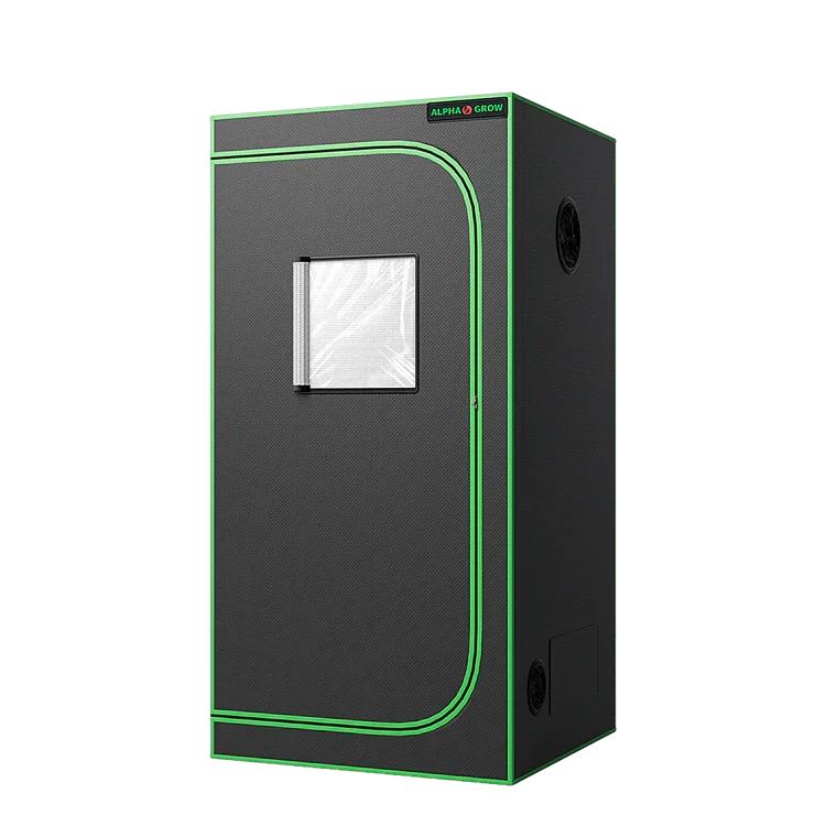 MIMEO Grow Tent with LED Grow Light & Inline Fan for Stealth Indoor Hydroponics Setup