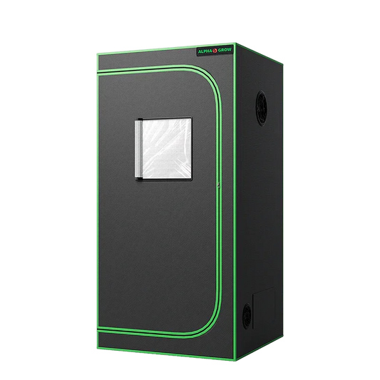 MIMEO Grow Tent with LED Grow Light & Inline Fan for Stealth Indoor Hydroponics Setup
