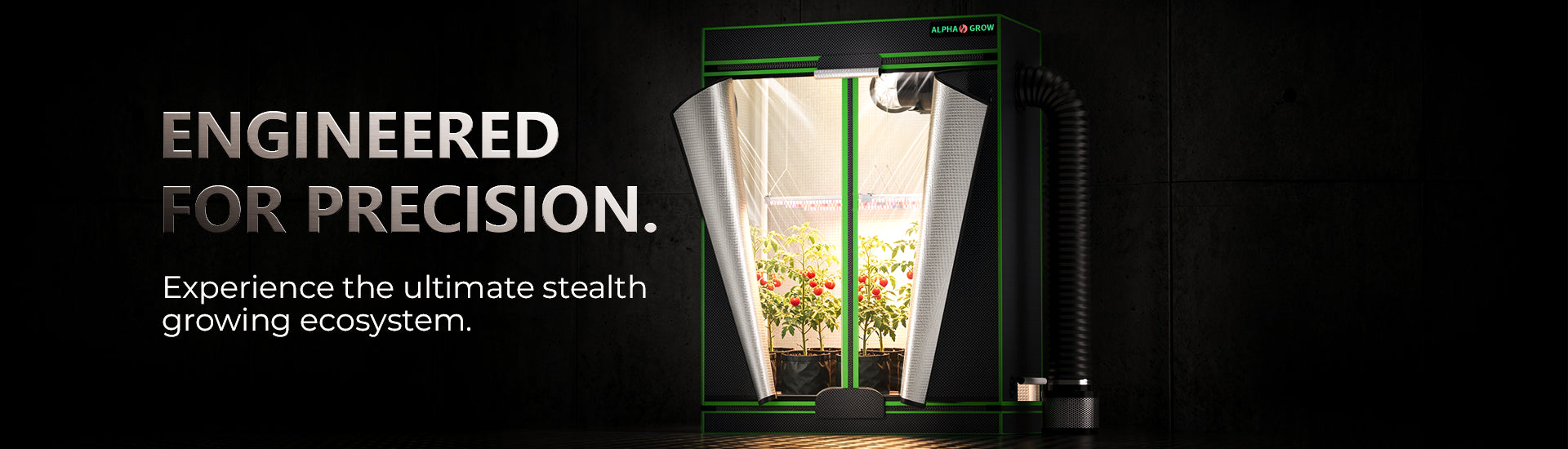 MIMEO indoor gardening grow tent with full-spectrum LED lighting and ventilation system for home plant setup