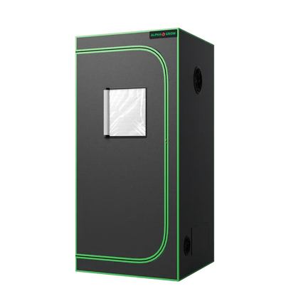MIMEO Grow Tent with LED Grow Light & Inline Fan for Indoor Hydroponics Stealth Growing