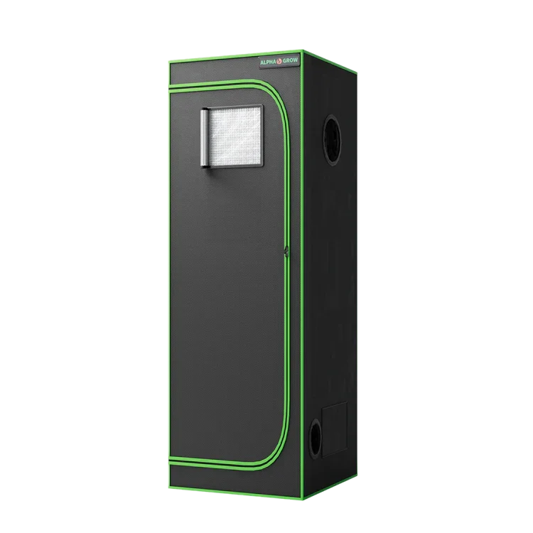 MIMEO Grow Tent with LED Grow Light, Inline Fan & Carbon Filter for Indoor Hydroponics Stealth Growing