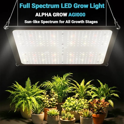 MIMEO Full Spectrum LED Grow Light for Indoor Plants, Hydroponics & Stealth Growing